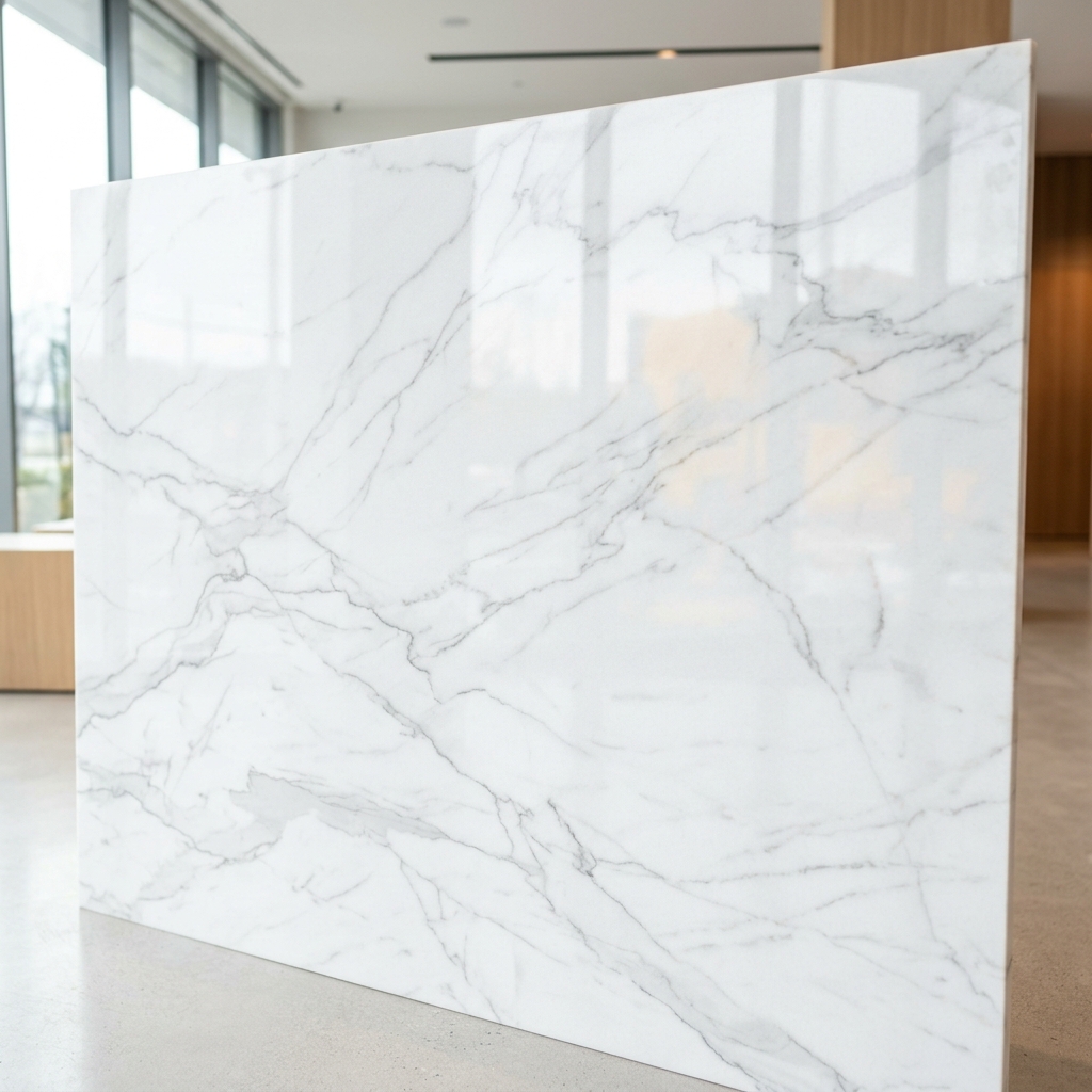 Herat White Polished Marble Slab for Luxury Flooring Direct from Afghanistan Quarry